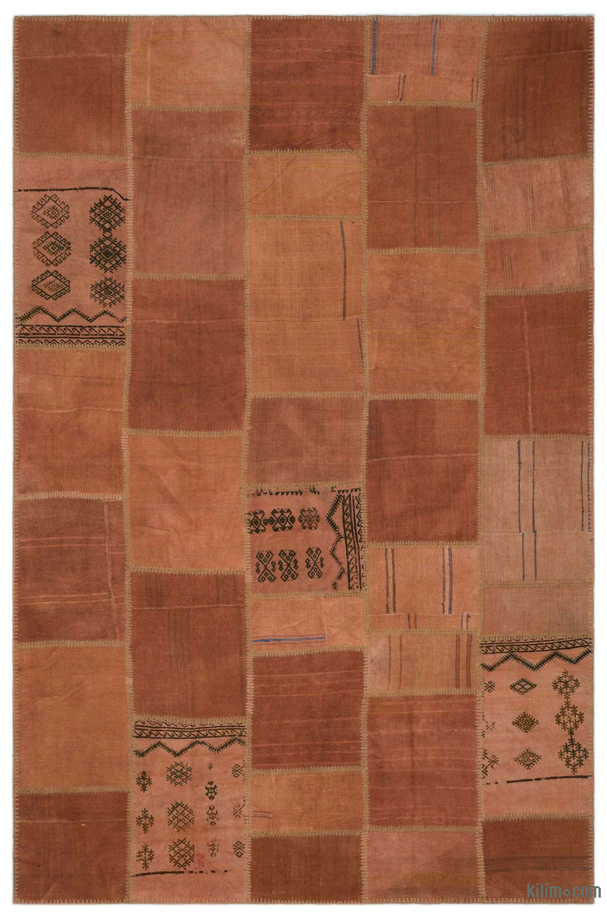 K0027133 Over Dyed Patchwork Kilim Rug Over Dyed Patchwork Kilim Rug