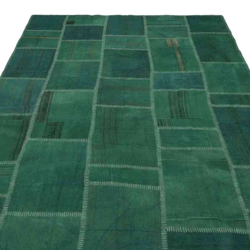 K0027136 Over Dyed Patchwork Kilim Rug 6 4 X 9 76 In 117 K0027136 Over Dyed Patchwork Kilim Rug 6 4 X 9 76 In 117 The Source For Authentic Vintage Rugs Kilims Overdyed Oriental