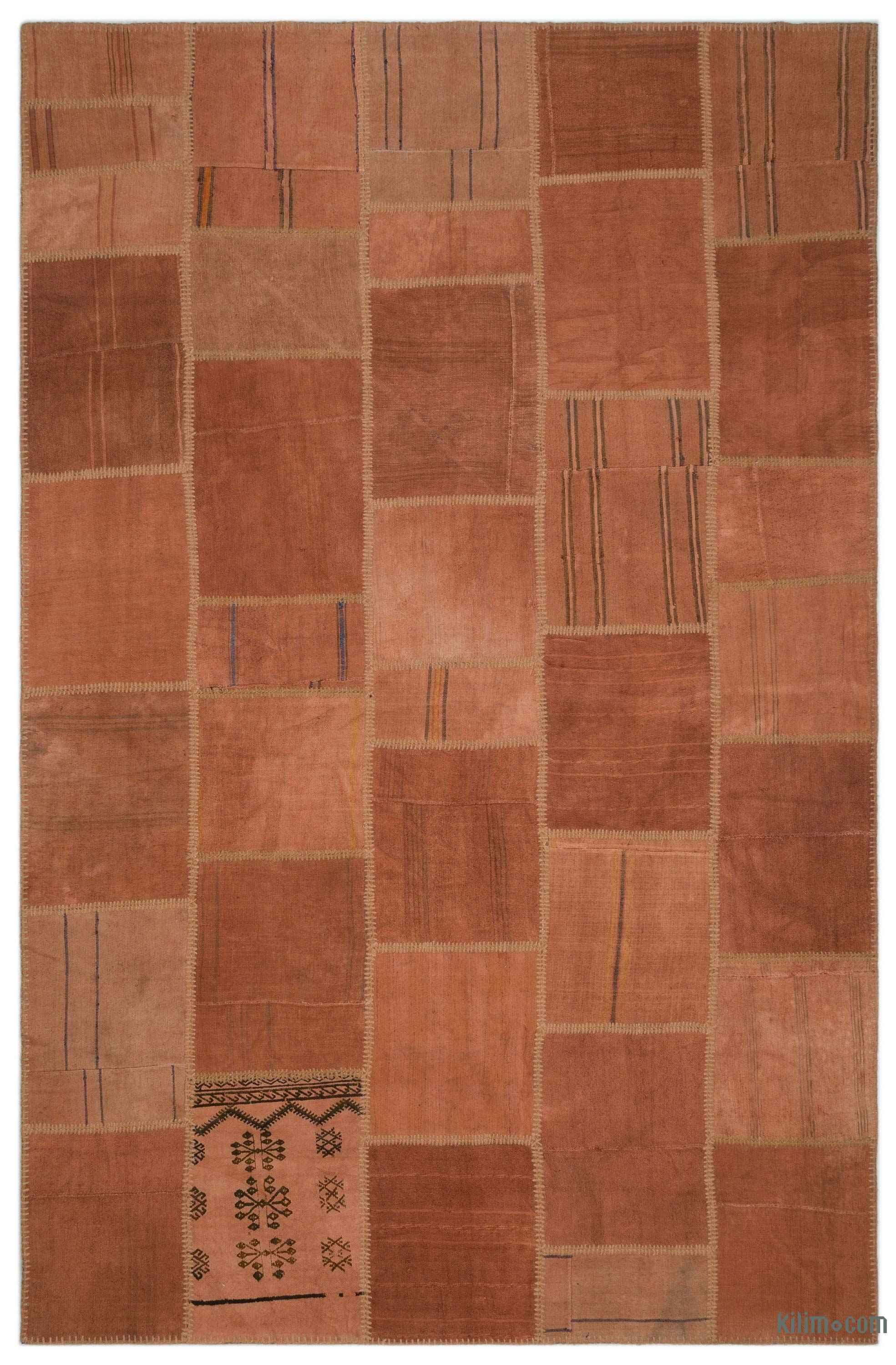 K0027137 Over Dyed Patchwork Kilim Rug 6 X 9 11 78 In Over Dyed Patchwork Kilim Rug 6 X 9 11 78 In 119
