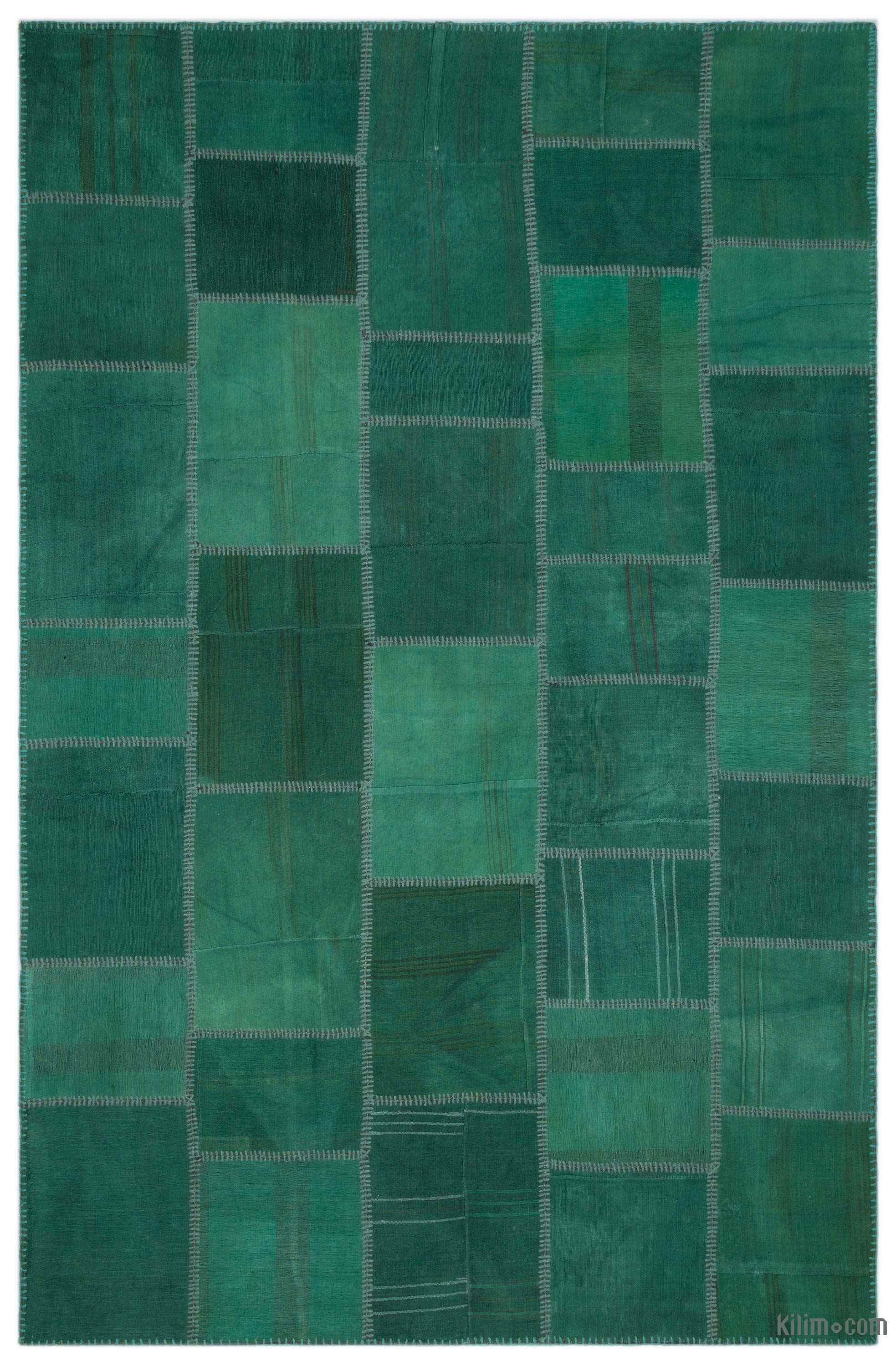 K0027141 Over Dyed Patchwork Kilim Rug 6 4 X 9 11 76 In Over Dyed Patchwork Kilim Rug 6 4 X 9 11 76 In 119
