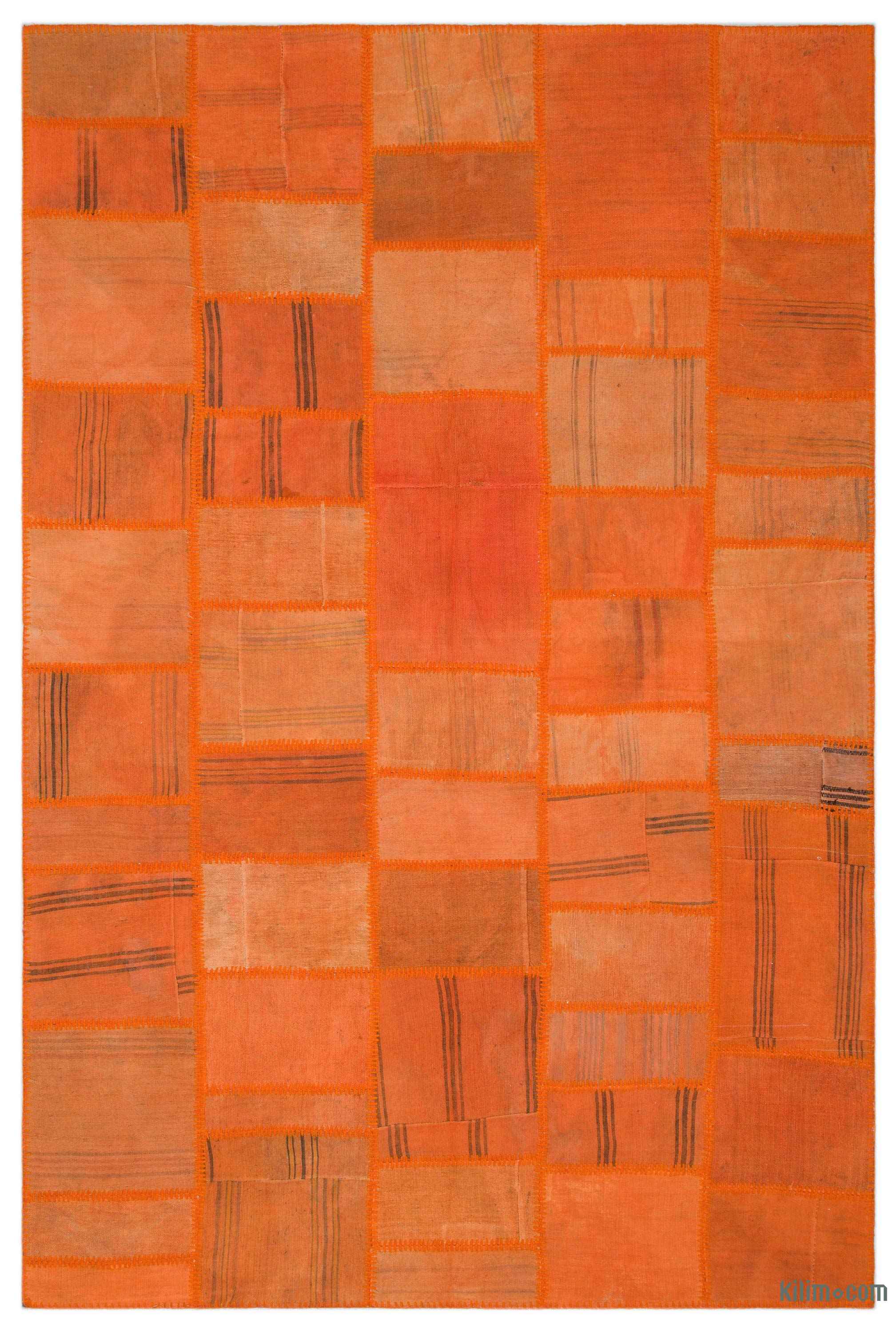 K0027159 Over Dyed Patchwork Kilim Rug 6 5 X 9 7 77 In 115 Over Dyed Patchwork Kilim Rug 6 5 X 9 7 77 In 115
