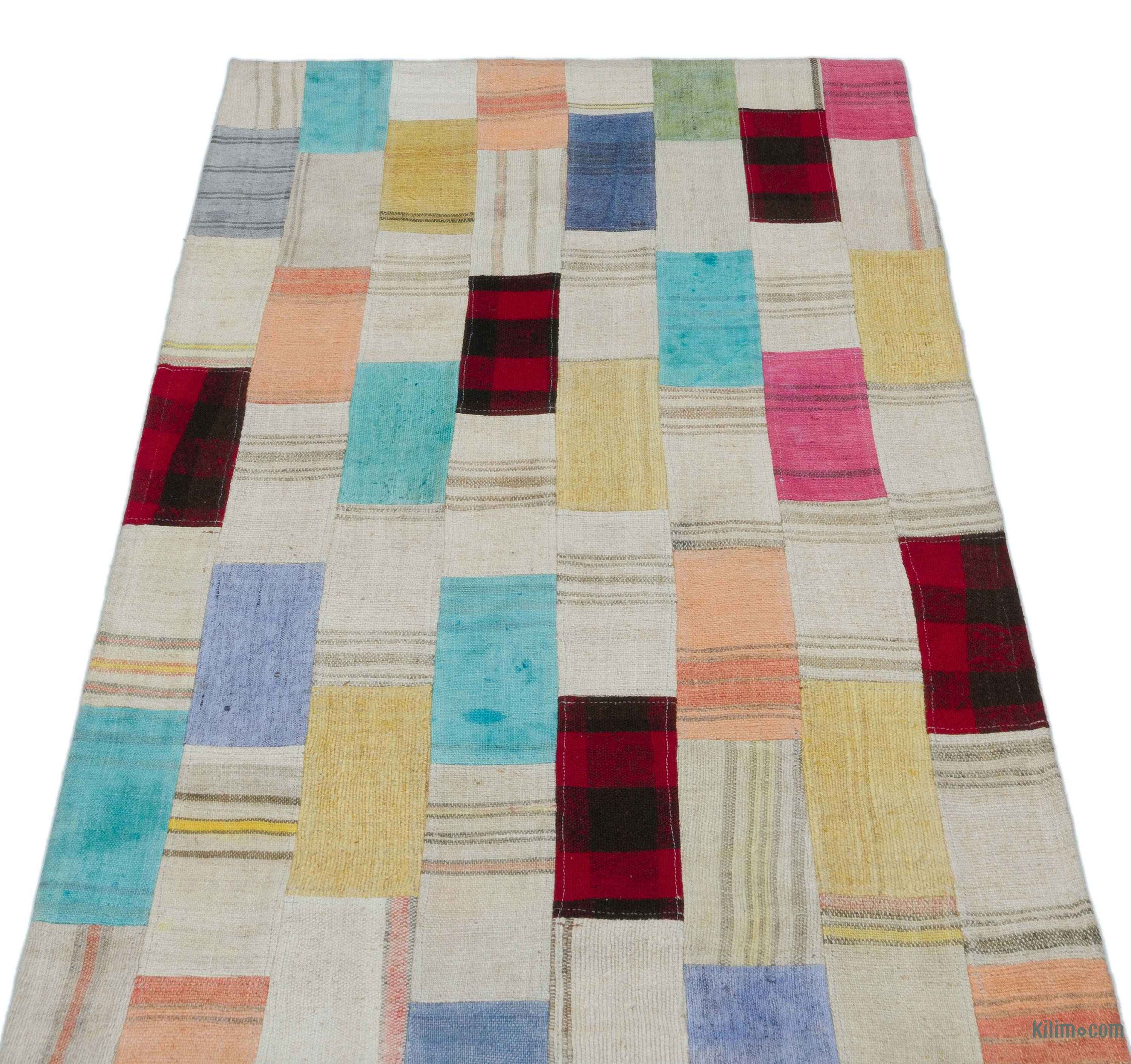 K0027193 Over Dyed Patchwork Kilim Rug 2 9 X 5 1 33 In 61 Over Dyed Patchwork Kilim Rug 2 9 X 5 1 33 In 61 Type Overdyed