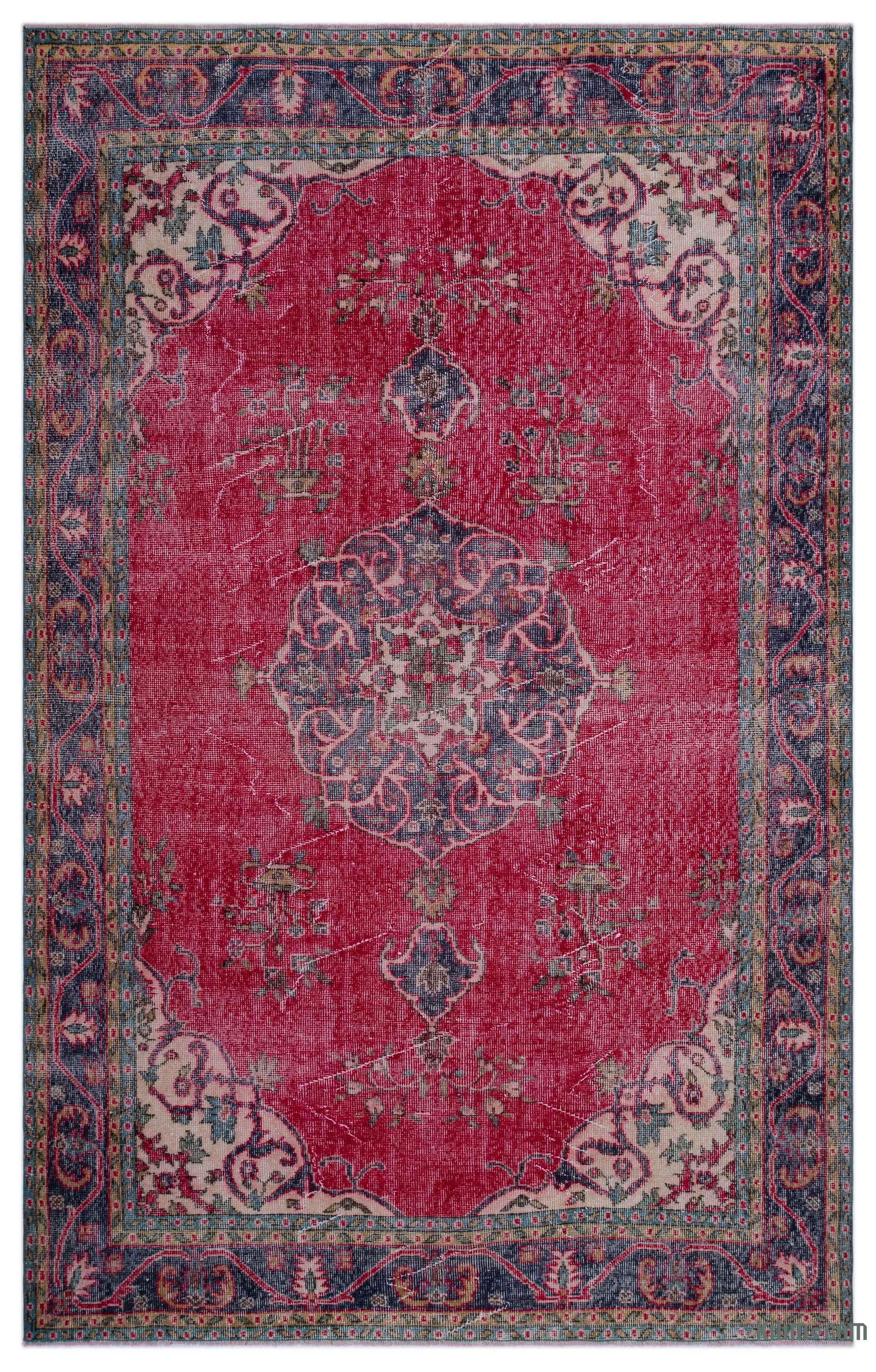 Turkish Vintage Area Rug 6 3 X 10 75 In 120