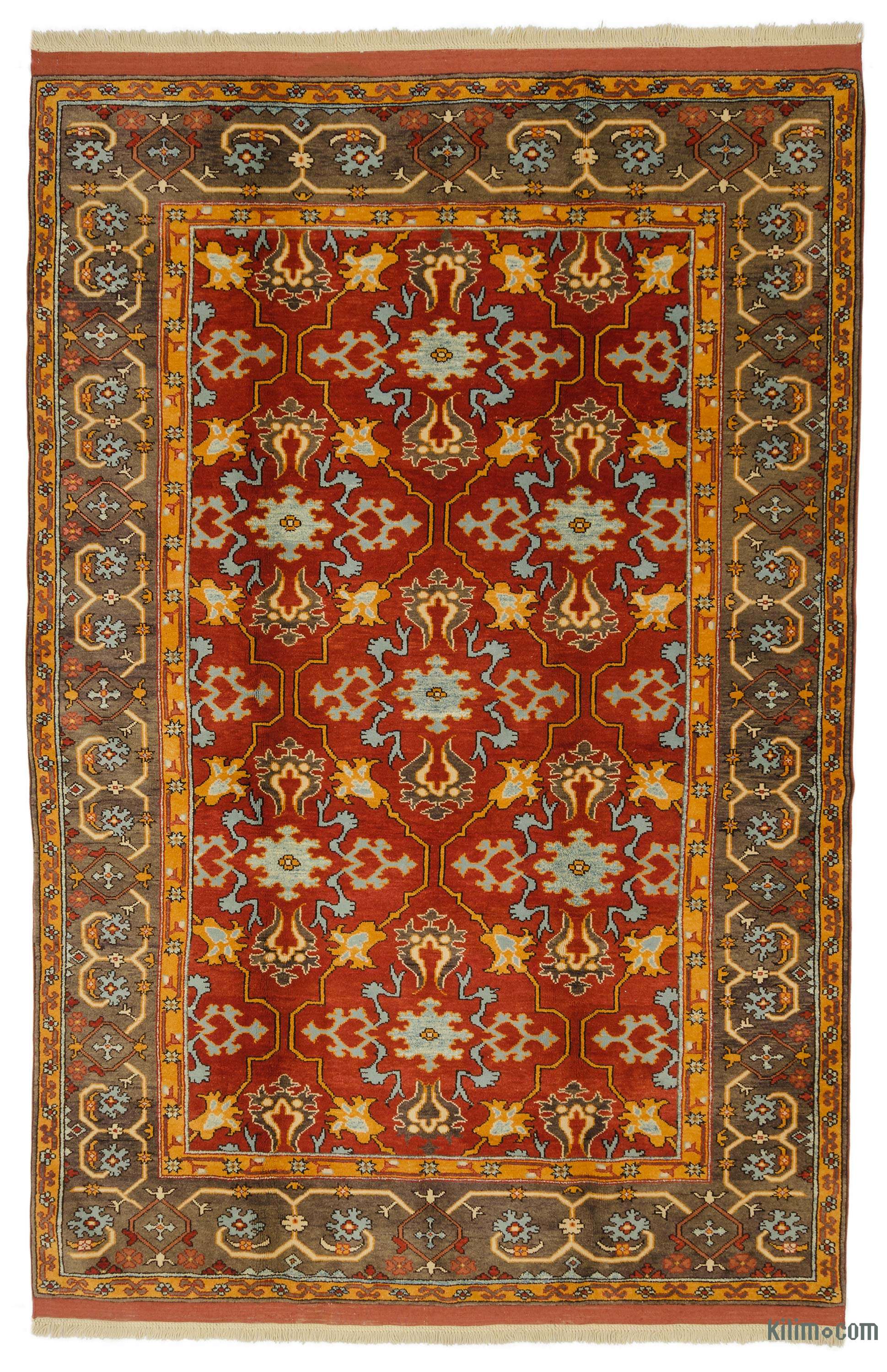 K0033178 Red New Turkish Pile Rug 6 8 X 9 11 80 In 119 K0033178 Red New Turkish Pile Rug 6 8 X 9 11 80 In 119 Kilim Com The Source For Authentic Vintage Rugs Kilims Overdyed Oriental