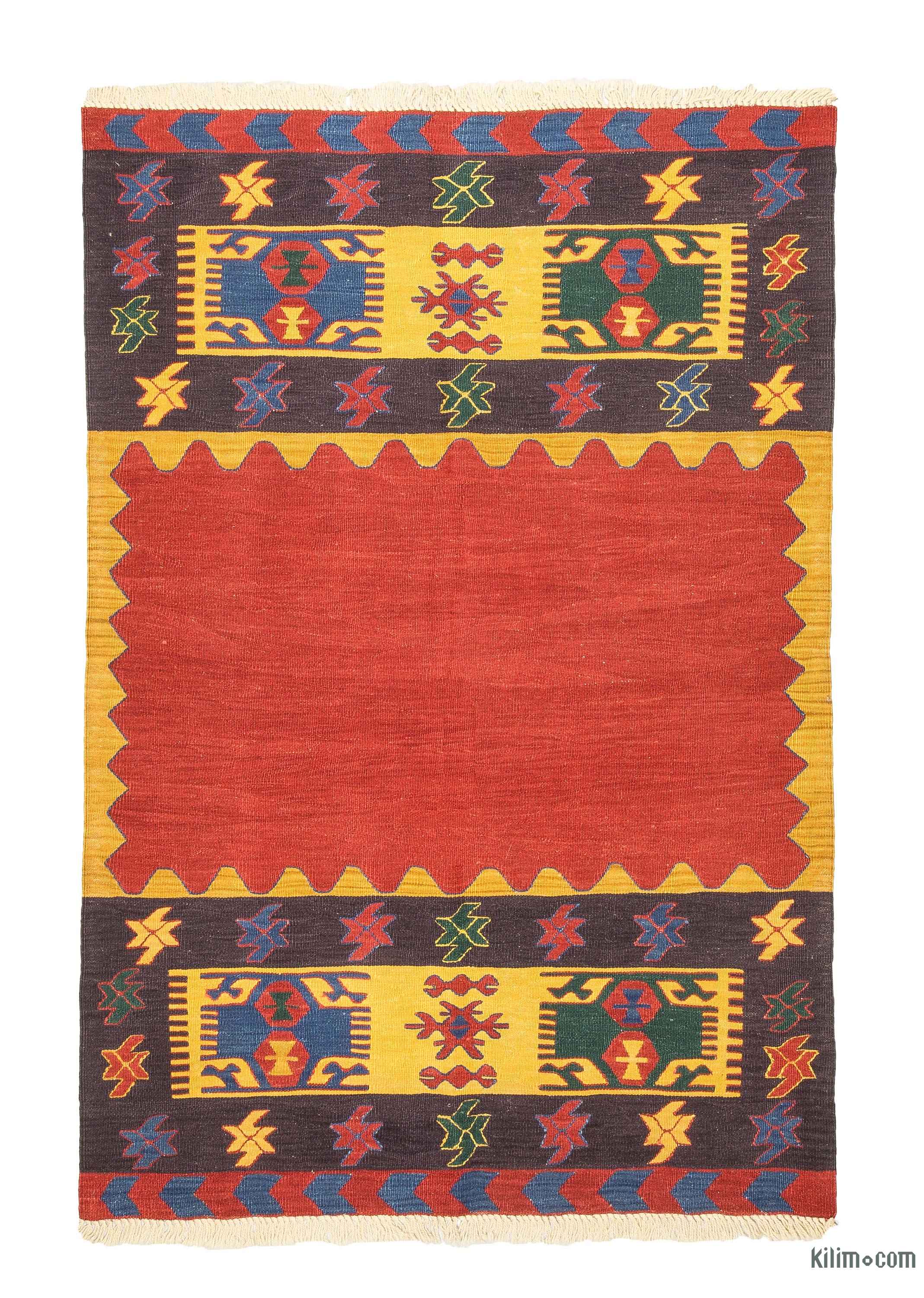 K0033229 Red Multicolor New Turkish Kilim Rug Com The Red Multicolor New Turkish Kilim Rug