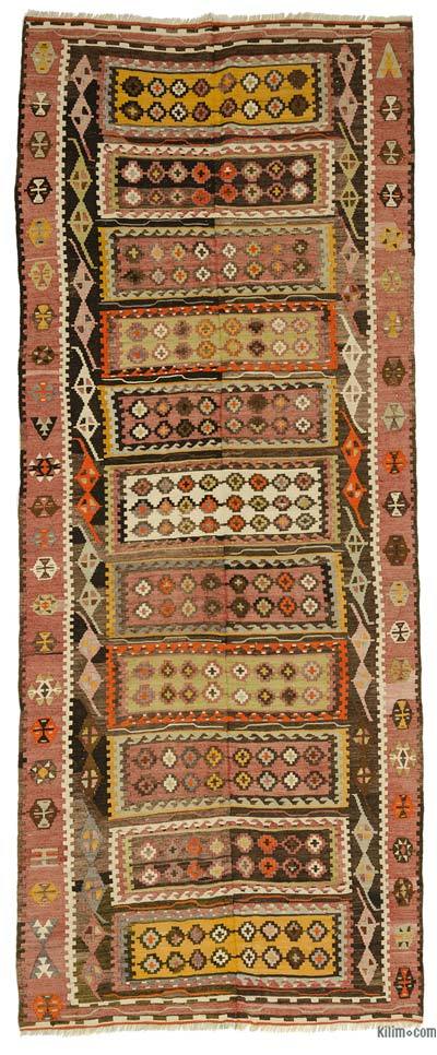 Vintage Kilim Rugs Com The Source For Authentic Multicolor Vintage Corum Kilim Rug