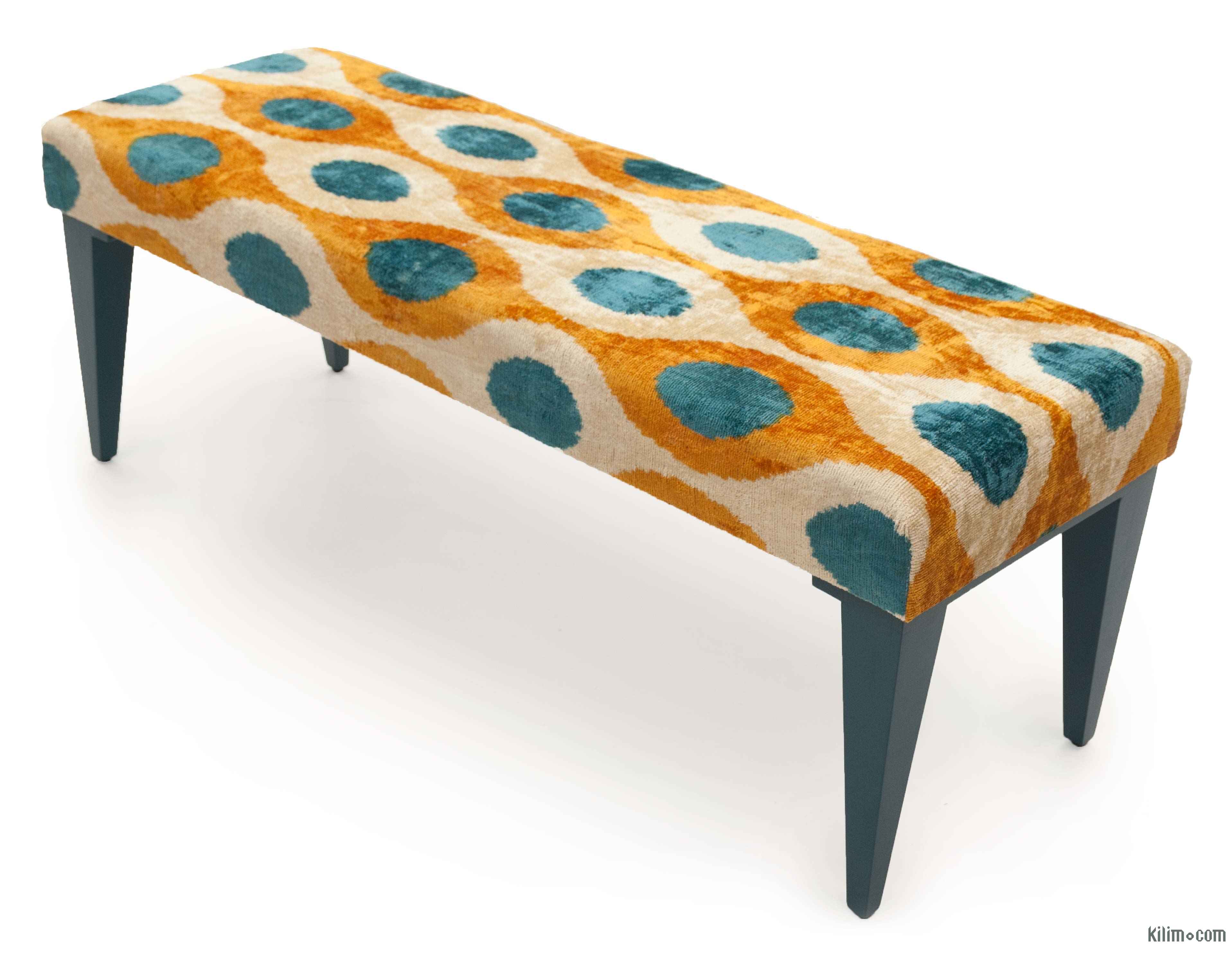 K0034060 Ikat Bench The Source For Hand Knotted Vintage Rugs