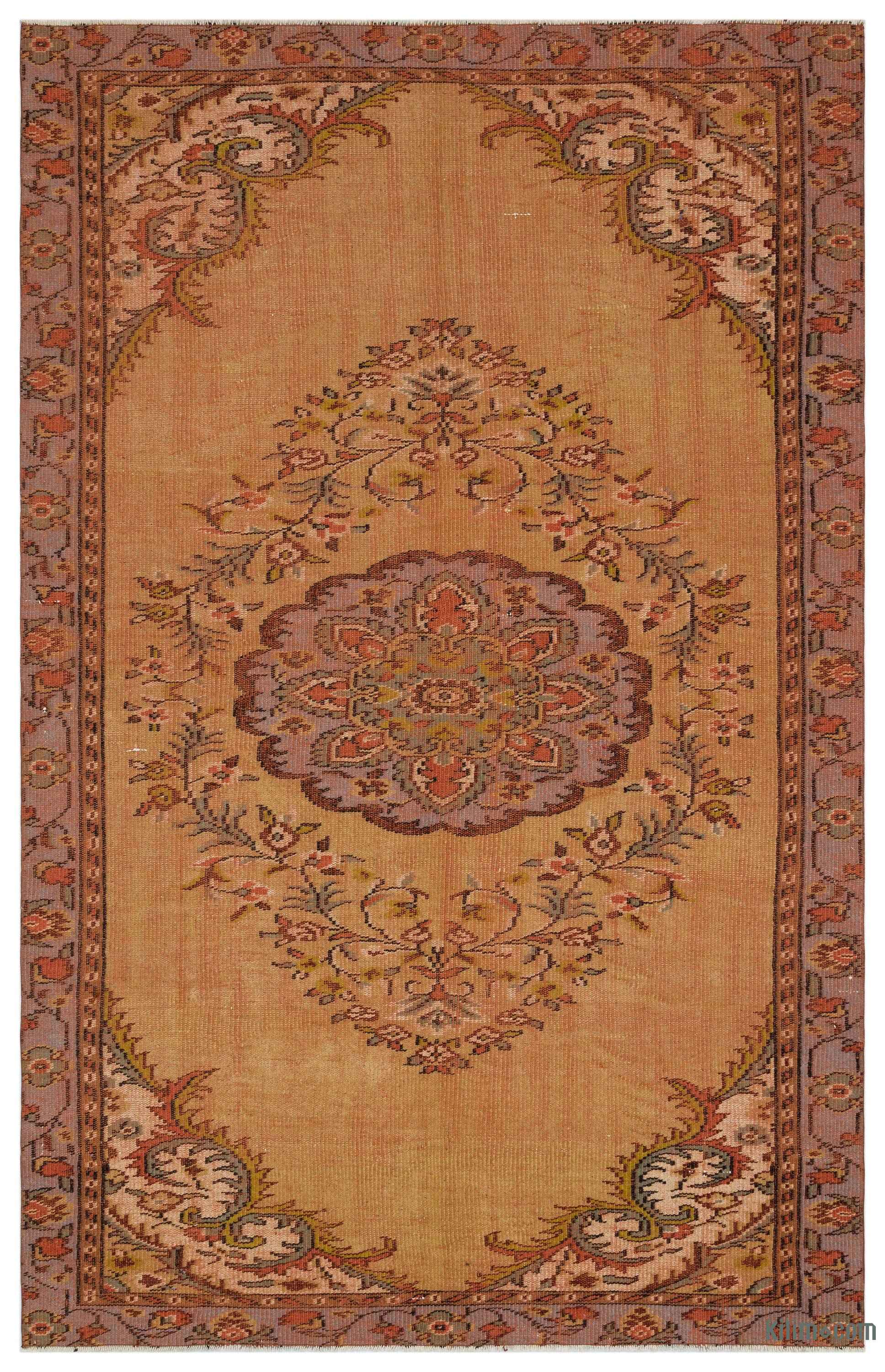 Turkish Vintage Area Rug 5 X 8 65 In 104