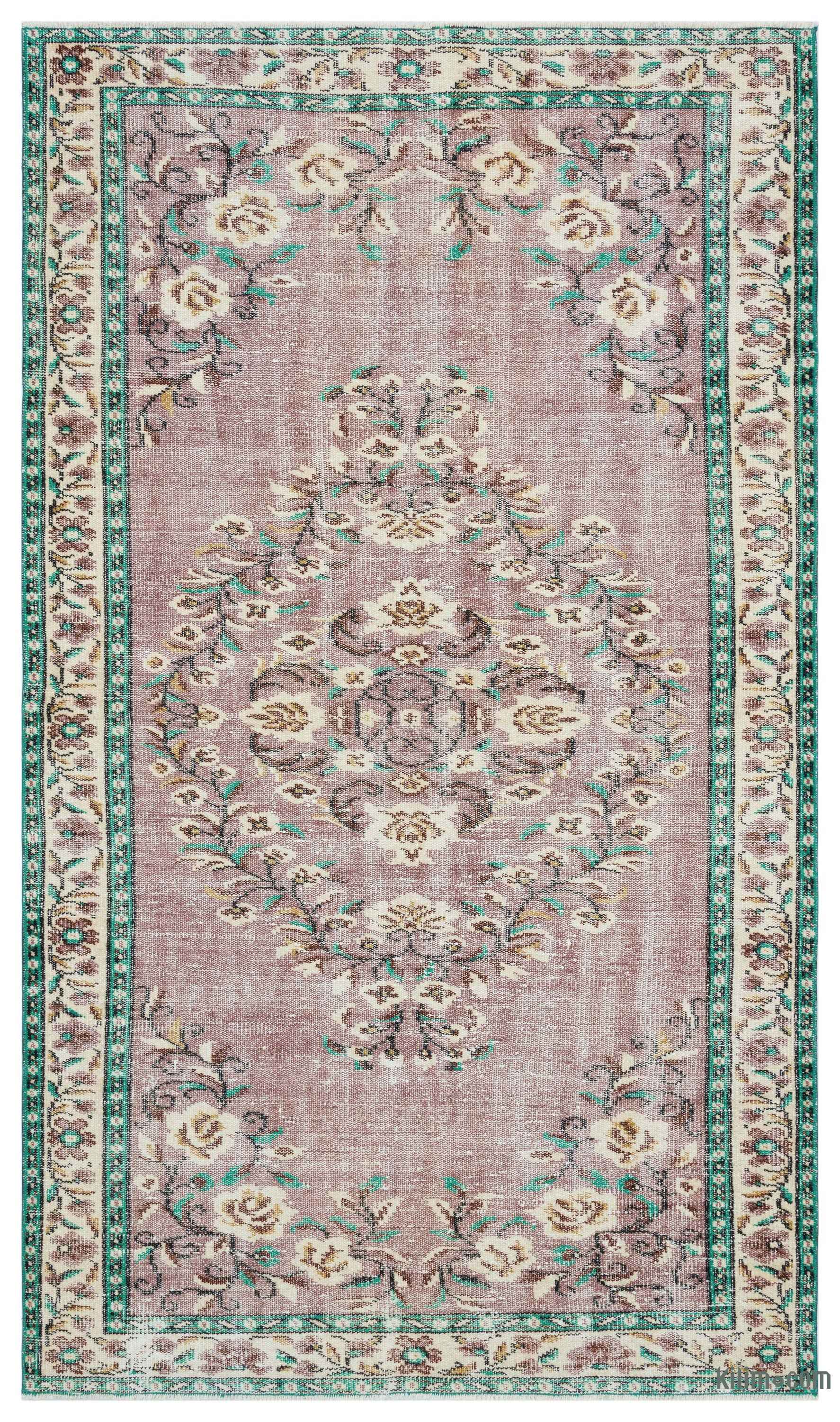 Turkish Vintage Area Rug 4 10 - 4 By 10 Rug Turkish Vintage Area Rug 4 10 - 4 By 10 Rug